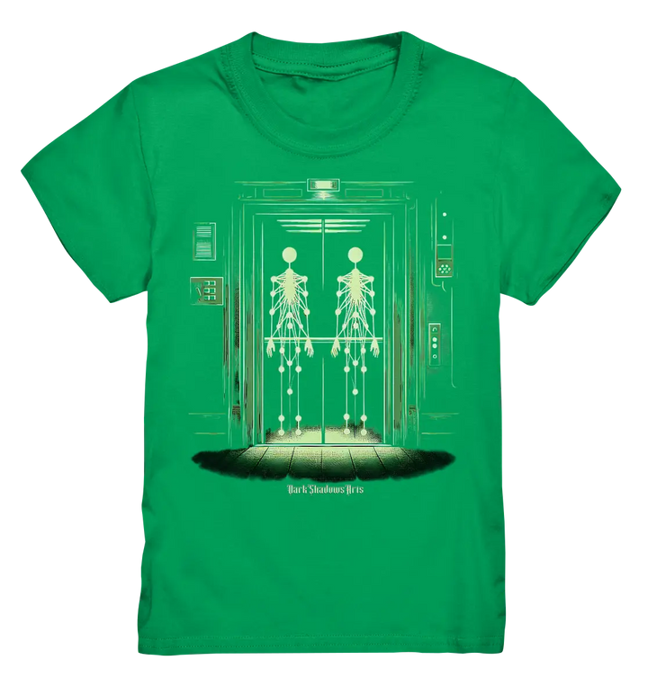 Geisterjagd im alten Aufzug Kinect Spuk - Kids Premium Shirt Bright Lights Arts