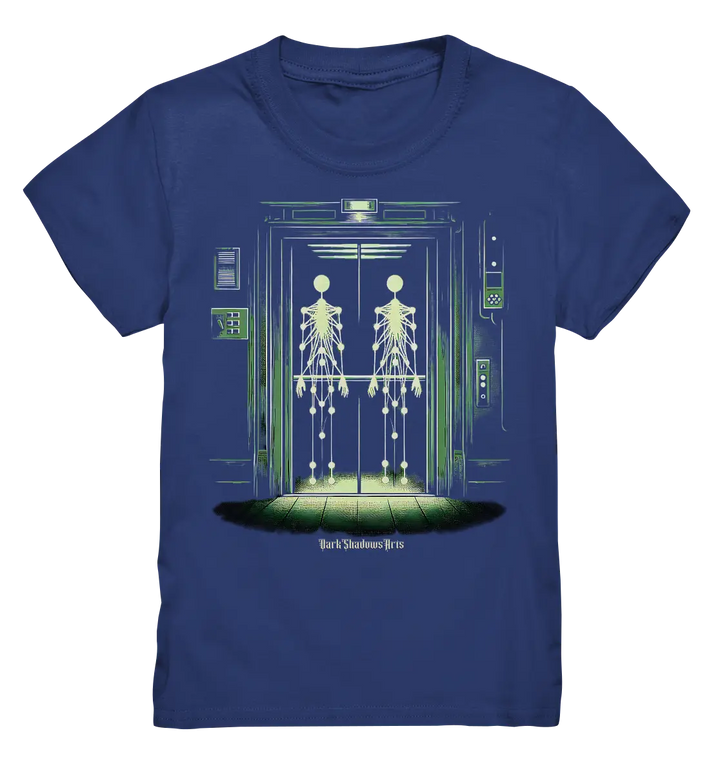Geisterjagd im alten Aufzug Kinect Spuk - Kids Premium Shirt Bright Lights Arts