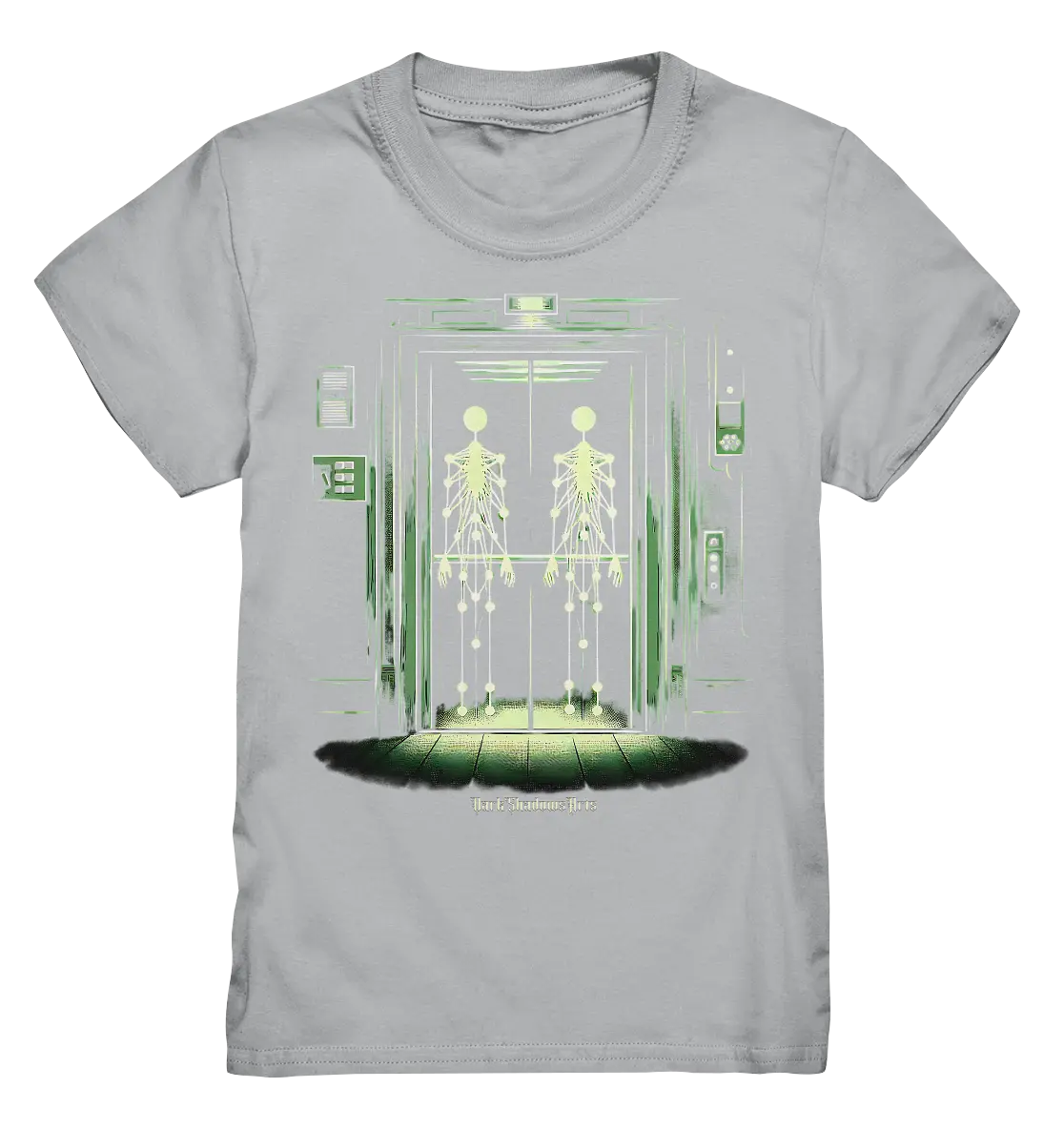 Geisterjagd im alten Aufzug Kinect Spuk - Kids Premium Shirt Bright Lights Arts