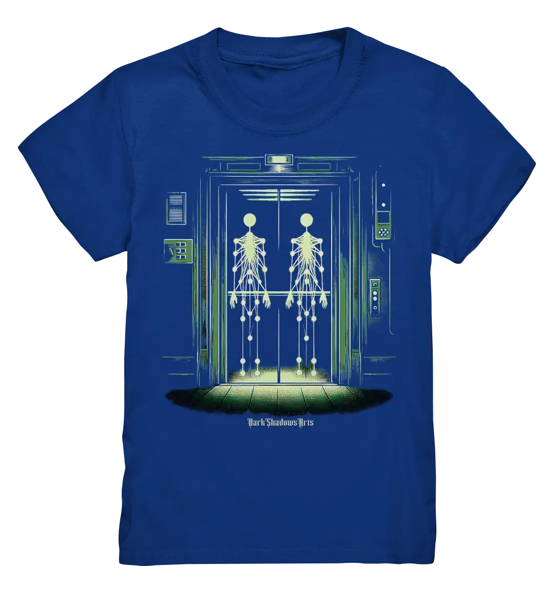 Geisterjagd im alten Aufzug Kinect Spuk - Kids Premium Shirt Bright Lights Arts