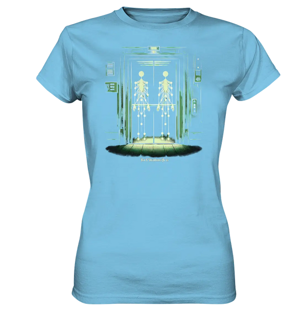 Geisterjagd im alten Aufzug Kinect Spuk - Ladies Premium Shirt Bright Lights Arts