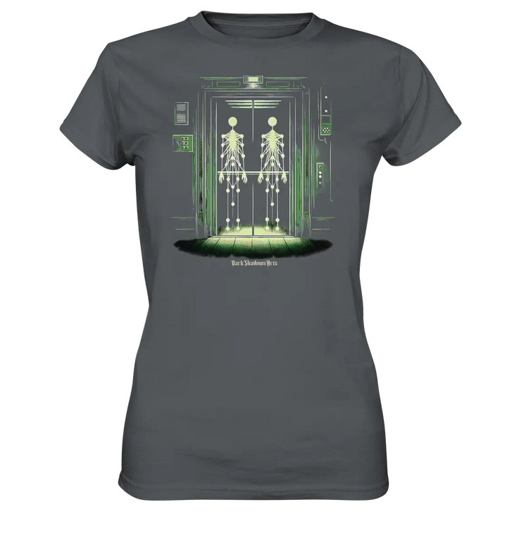 Geisterjagd im alten Aufzug Kinect Spuk - Ladies Premium Shirt Bright Lights Arts