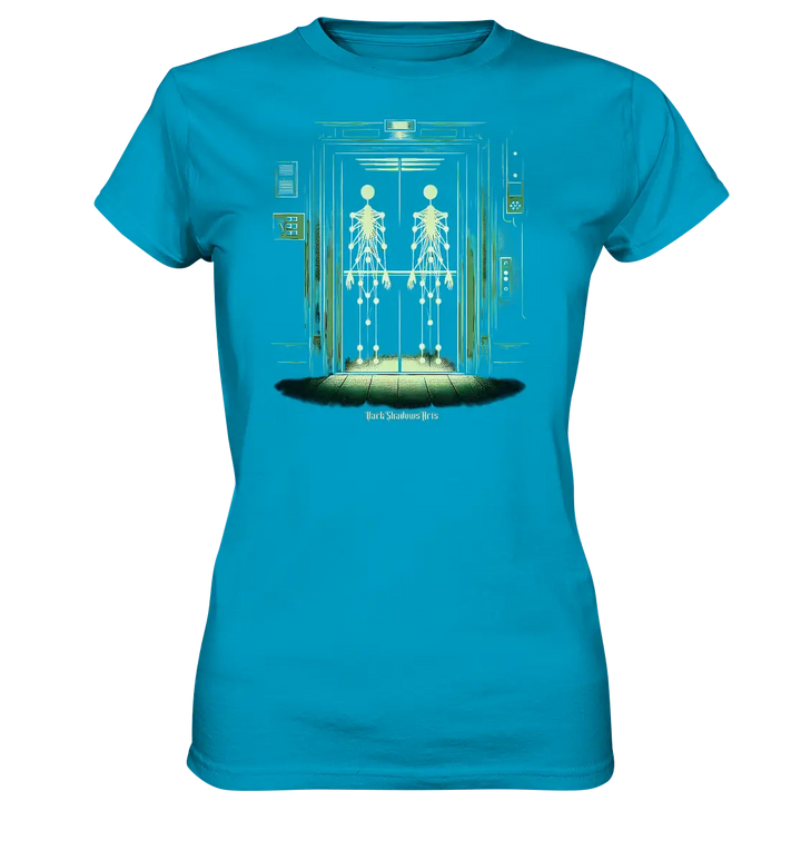 Geisterjagd im alten Aufzug Kinect Spuk - Ladies Premium Shirt Bright Lights Arts