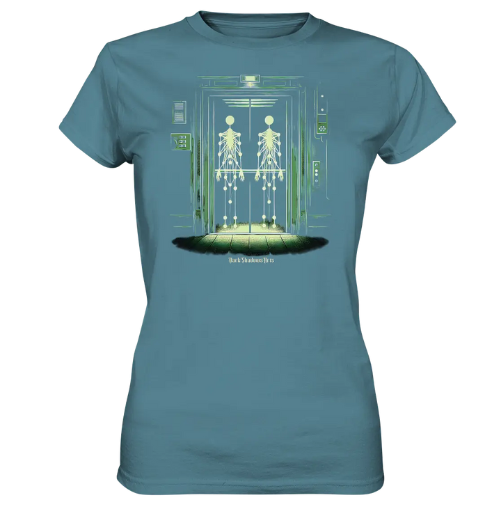 Geisterjagd im alten Aufzug Kinect Spuk - Ladies Premium Shirt Bright Lights Arts