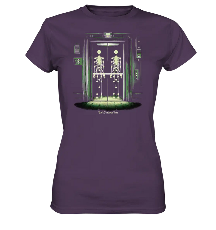 Geisterjagd im alten Aufzug Kinect Spuk - Ladies Premium Shirt Bright Lights Arts