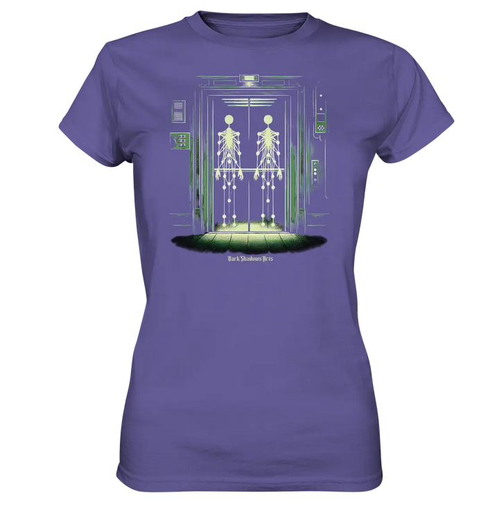 Geisterjagd im alten Aufzug Kinect Spuk - Ladies Premium Shirt Bright Lights Arts