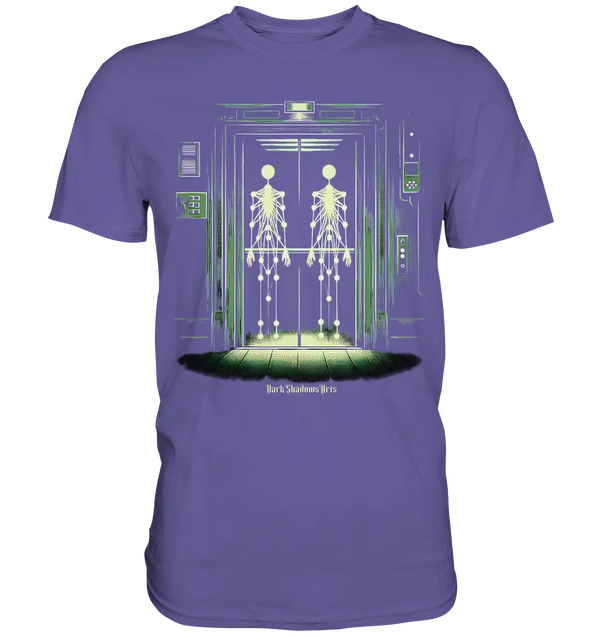 Geisterjagd im alten Aufzug Kinect Spuk - Premium Shirt Bright Lights Arts
