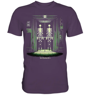 Geisterjagd im alten Aufzug Kinect Spuk - Premium Shirt Bright Lights Arts