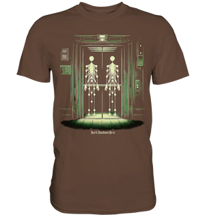 Geisterjagd im alten Aufzug Kinect Spuk - Premium Shirt Bright Lights Arts