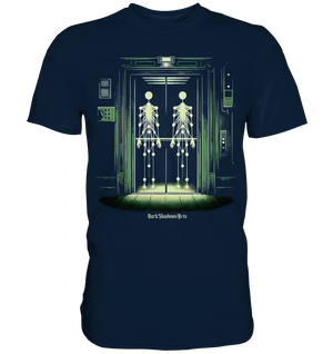 Geisterjagd im alten Aufzug Kinect Spuk - Premium Shirt Bright Lights Arts