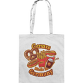 Genuss Made in Germany – Imbissliebe im Cartoon-Stil - Baumwolltasche Bright Lights Arts
