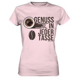 Genuss in jeder Tasse – Minimalistisches Kaffeeglück - Ladies Premium Shirt Bright Lights Arts
