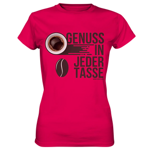 Genuss in jeder Tasse – Minimalistisches Kaffeeglück - Ladies Premium Shirt Bright Lights Arts