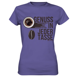 Genuss in jeder Tasse – Minimalistisches Kaffeeglück - Ladies Premium Shirt Bright Lights Arts