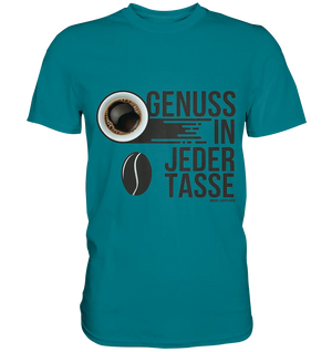 Genuss in jeder Tasse – Minimalistisches Kaffeeglück - Premium Shirt Bright Lights Arts
