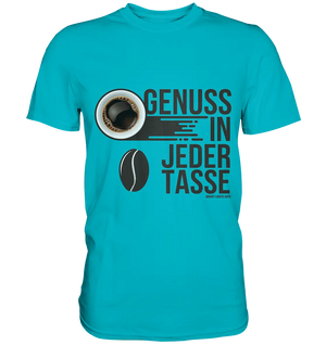 Genuss in jeder Tasse – Minimalistisches Kaffeeglück - Premium Shirt Bright Lights Arts