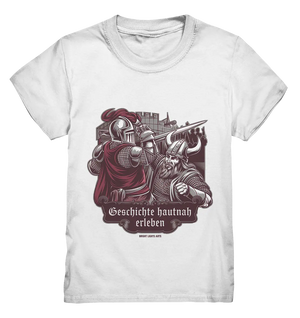 Geschichte hautnah erleben – Ritter gegen Wikinger - Kids Premium Shirt Bright Lights Arts
