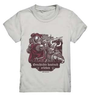 Geschichte hautnah erleben – Ritter gegen Wikinger - Kids Premium Shirt Bright Lights Arts