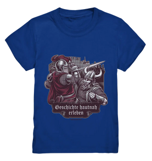 Geschichte hautnah erleben – Ritter gegen Wikinger - Kids Premium Shirt Bright Lights Arts