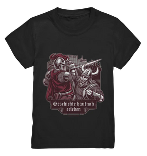 Geschichte hautnah erleben – Ritter gegen Wikinger - Kids Premium Shirt Bright Lights Arts