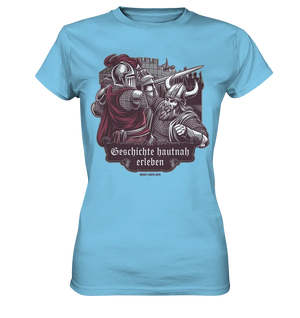 Geschichte hautnah erleben – Ritter gegen Wikinger - Ladies Premium Shirt Bright Lights Arts