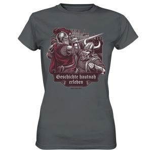 Geschichte hautnah erleben – Ritter gegen Wikinger - Ladies Premium Shirt Bright Lights Arts