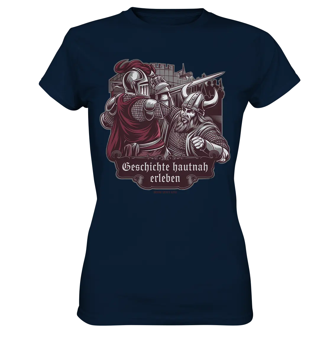 Geschichte hautnah erleben – Ritter gegen Wikinger - Ladies Premium Shirt Bright Lights Arts