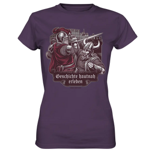 Geschichte hautnah erleben – Ritter gegen Wikinger - Ladies Premium Shirt Bright Lights Arts