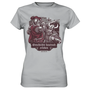Geschichte hautnah erleben – Ritter gegen Wikinger - Ladies Premium Shirt Bright Lights Arts