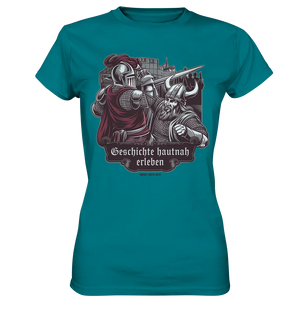 Geschichte hautnah erleben – Ritter gegen Wikinger - Ladies Premium Shirt Bright Lights Arts