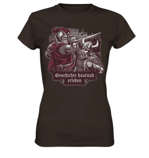 Geschichte hautnah erleben – Ritter gegen Wikinger - Ladies Premium Shirt Bright Lights Arts