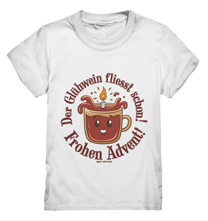 Glühwein & Advent – Ein humorvolles Festtags-Design - Kids Premium Shirt Bright Lights Arts