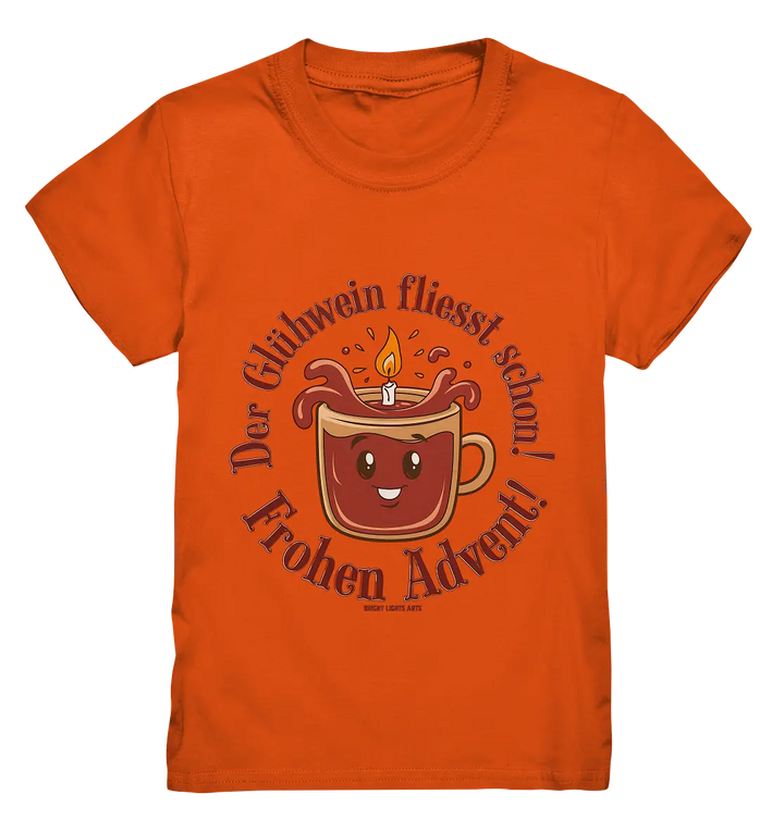 Glühwein & Advent – Ein humorvolles Festtags-Design - Kids Premium Shirt Bright Lights Arts