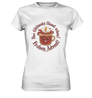 Glühwein & Advent – Ein humorvolles Festtags-Design - Ladies Premium Shirt Bright Lights Arts