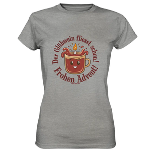 Glühwein & Advent – Ein humorvolles Festtags-Design - Ladies Premium Shirt Bright Lights Arts
