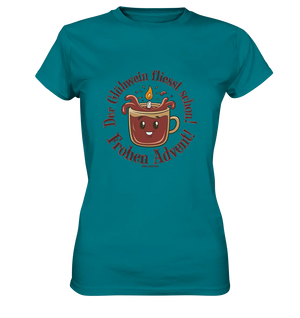 Glühwein & Advent – Ein humorvolles Festtags-Design - Ladies Premium Shirt Bright Lights Arts