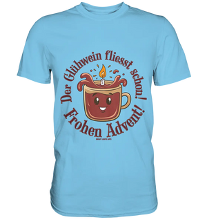 Glühwein & Advent – Ein humorvolles Festtags-Design - Premium Shirt Bright Lights Arts