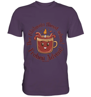 Glühwein & Advent – Ein humorvolles Festtags-Design - Premium Shirt Bright Lights Arts