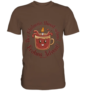 Glühwein & Advent – Ein humorvolles Festtags-Design - Premium Shirt Bright Lights Arts
