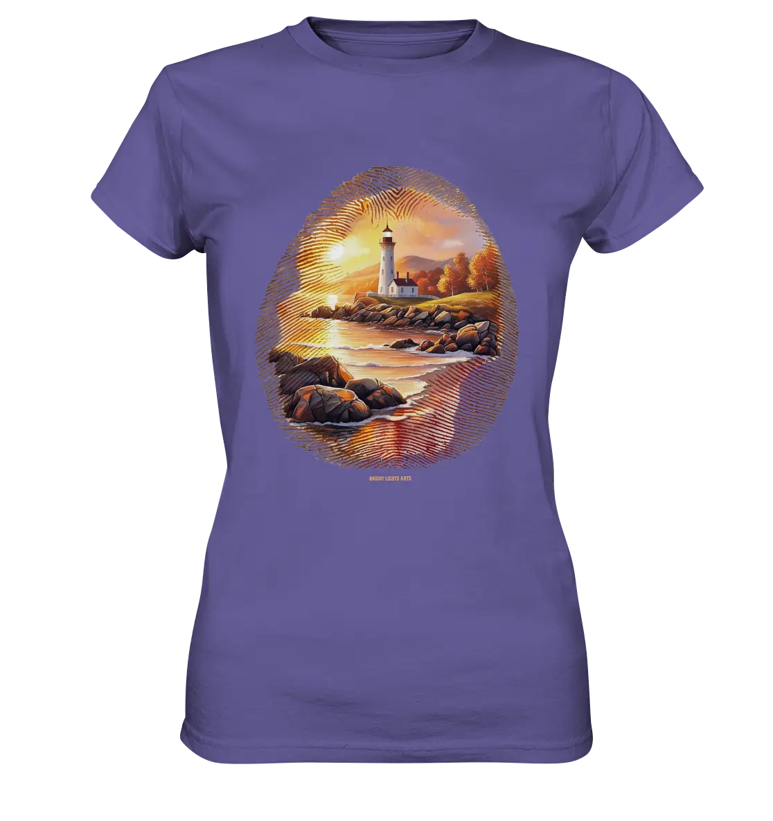 Goldene Stille - Ladies Premium Shirt Bright Lights Arts