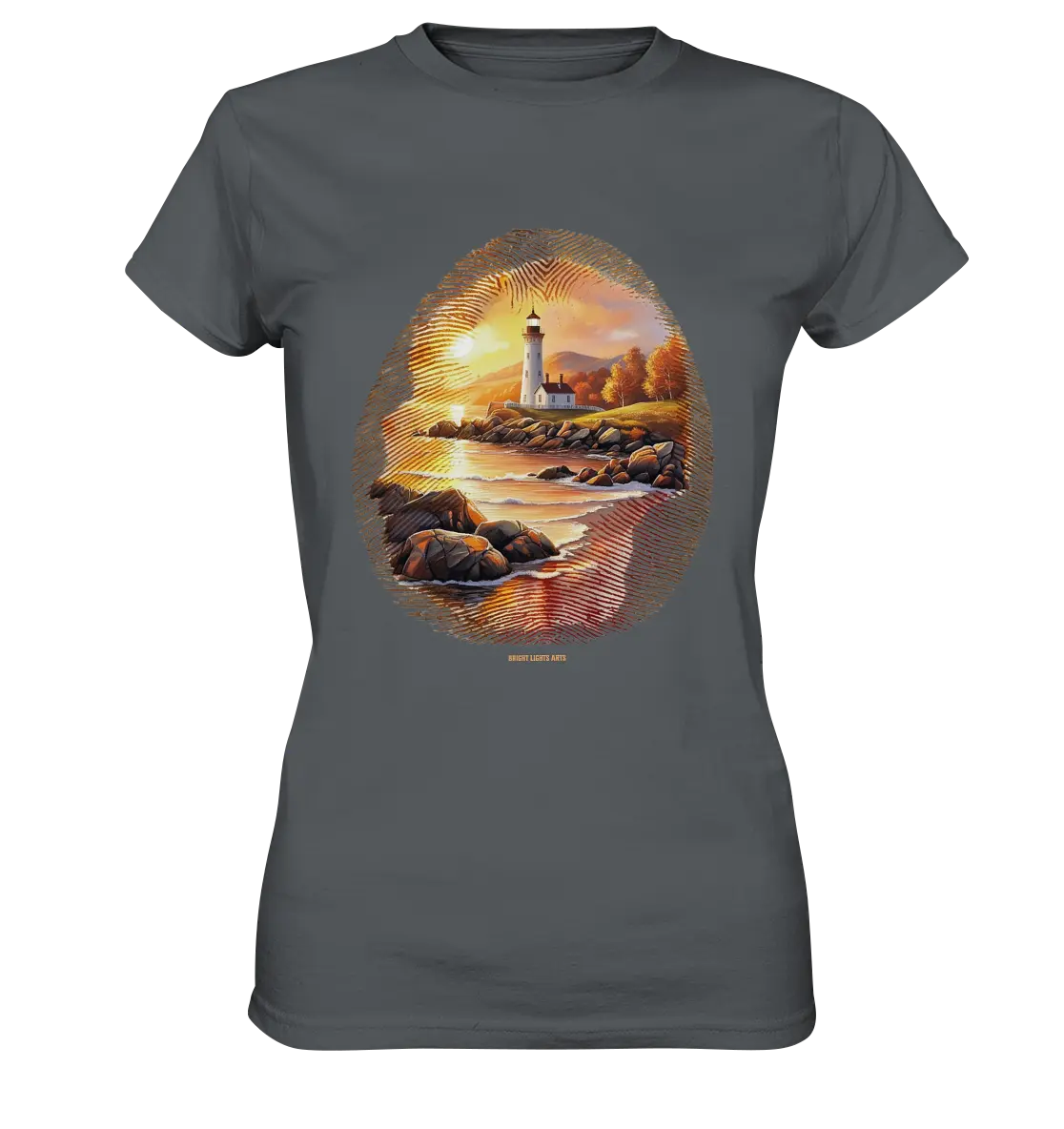 Goldene Stille - Ladies Premium Shirt Bright Lights Arts