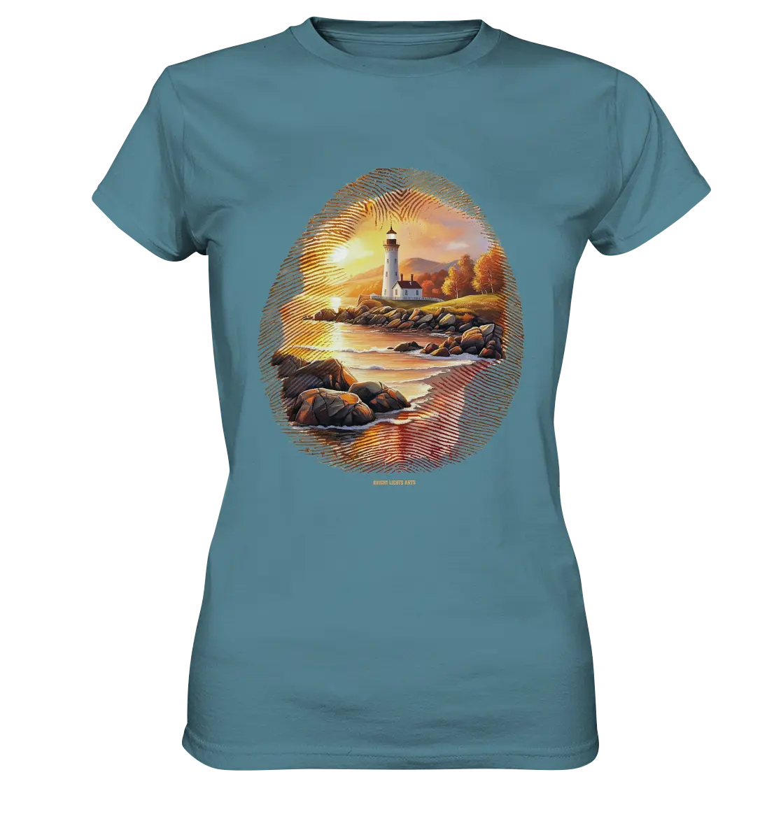 Goldene Stille - Ladies Premium Shirt Bright Lights Arts