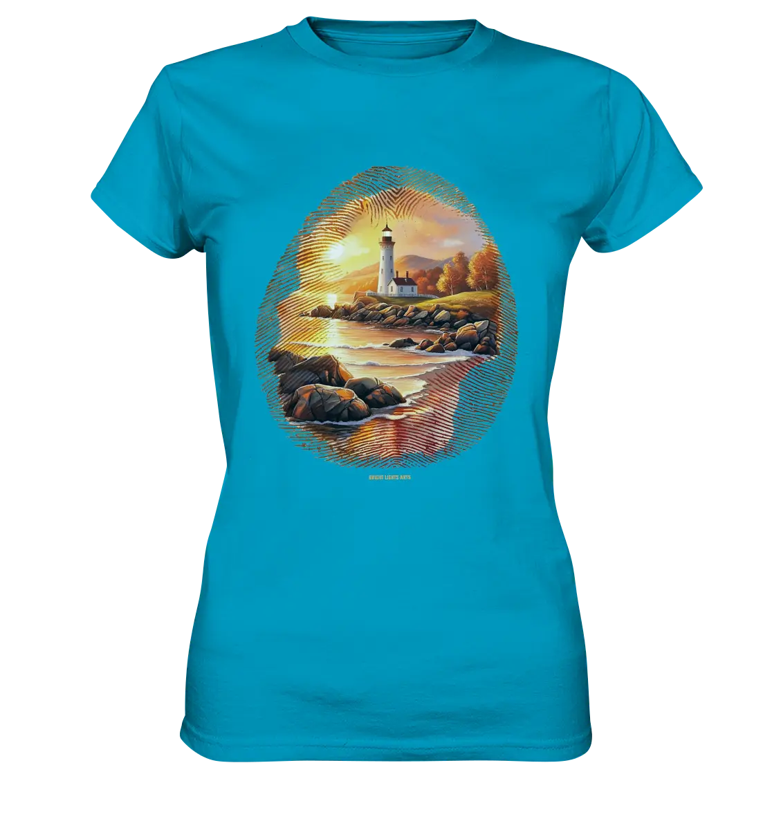 Goldene Stille - Ladies Premium Shirt Bright Lights Arts