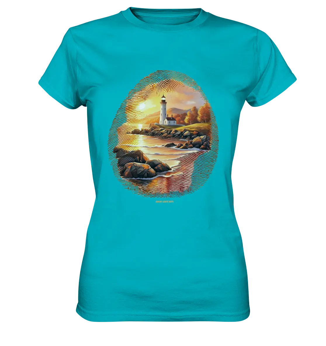 Goldene Stille - Ladies Premium Shirt Bright Lights Arts