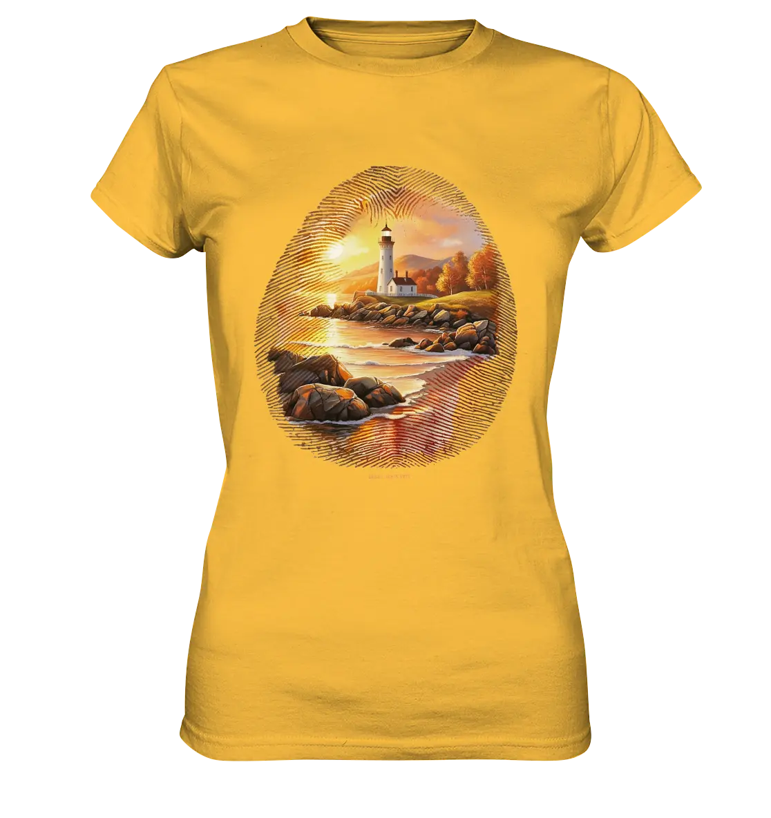 Goldene Stille - Ladies Premium Shirt Bright Lights Arts
