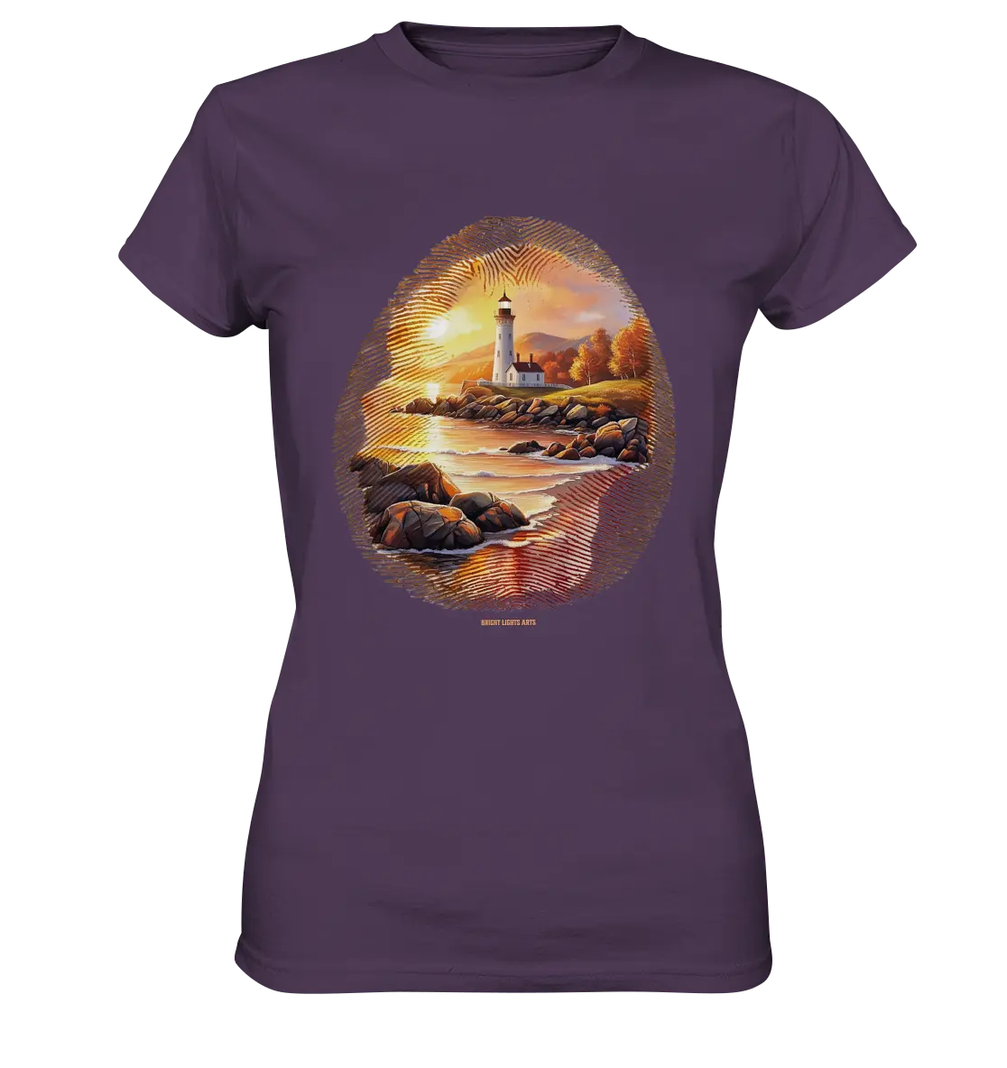 Goldene Stille - Ladies Premium Shirt Bright Lights Arts