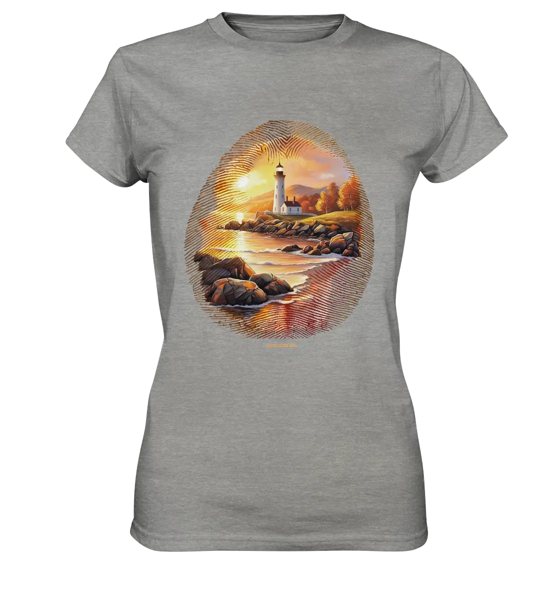 Goldene Stille - Ladies Premium Shirt Bright Lights Arts
