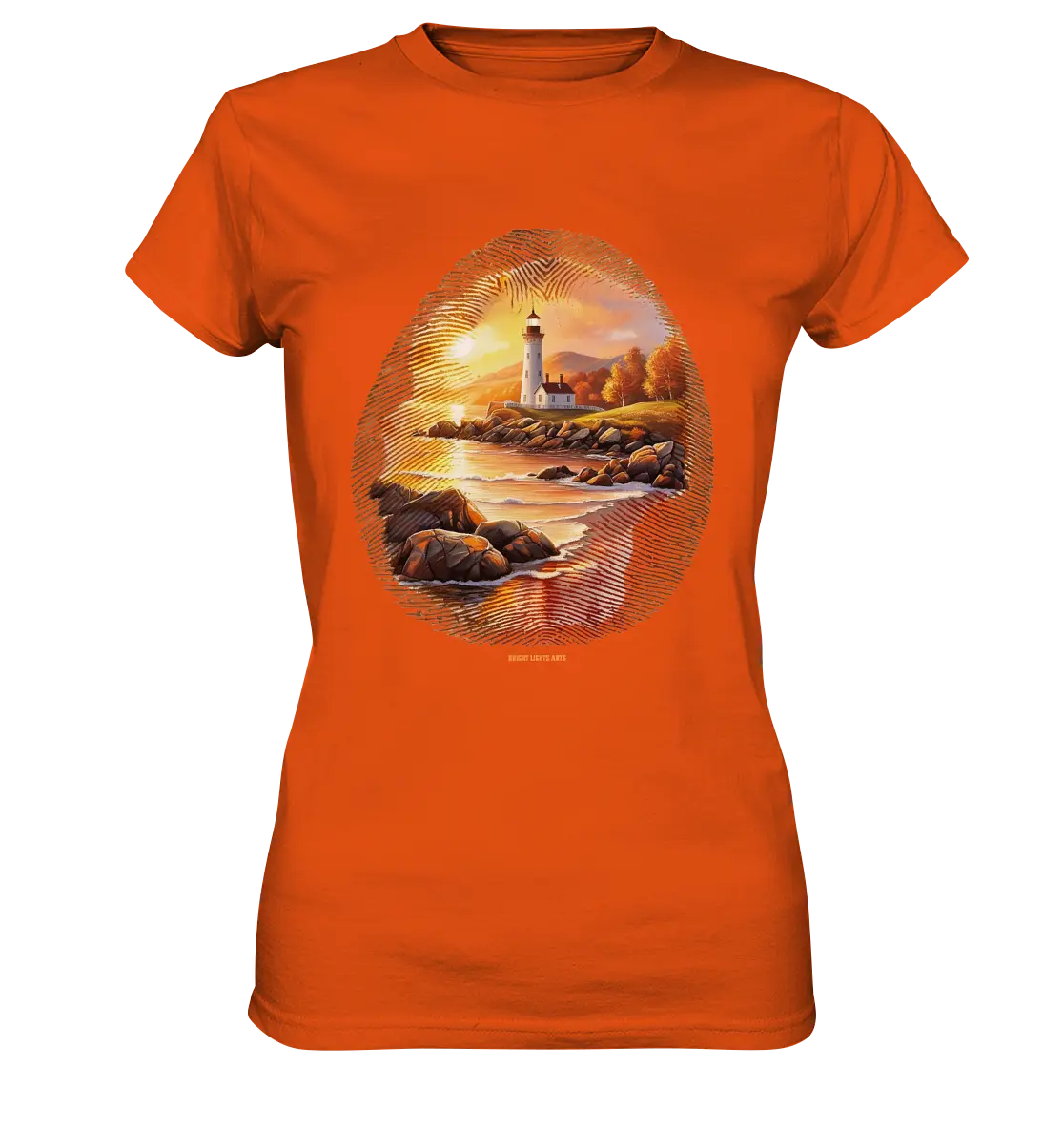 Goldene Stille - Ladies Premium Shirt Bright Lights Arts