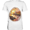 Goldene Stille - Premium Shirt Bright Lights Arts