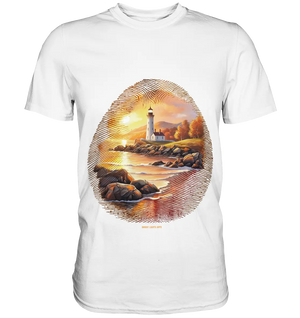 Goldene Stille - Premium Shirt Bright Lights Arts